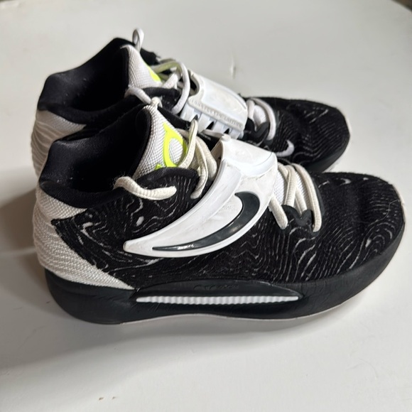 Nike KD14 TB Black White Volt Size 6 - Picture 3 of 5